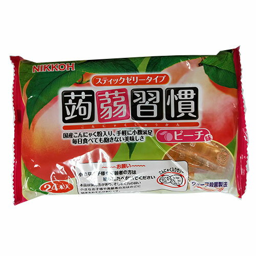 日本蒟蒻習慣果凍-白桃384g【愛買】