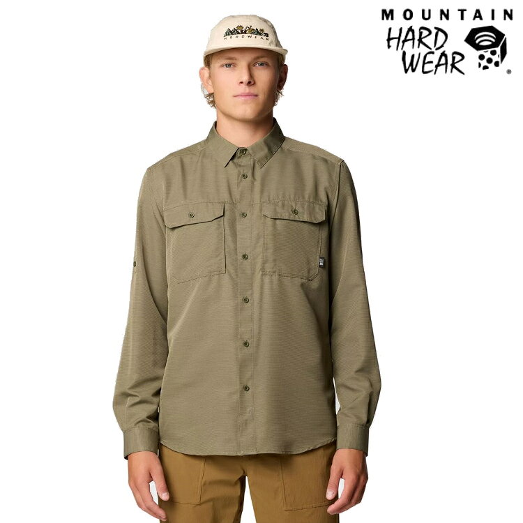 特價優惠 Mountain Hardwear Canyon Long Sleeve Shirt 男款 防曬輕量襯衫 1648751 397 深石綠