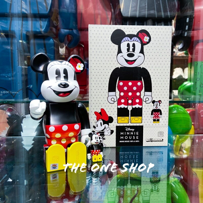 TheOneShop BE@RBRICK MINNIE Mouse 米妮迪士尼庫柏力克熊400