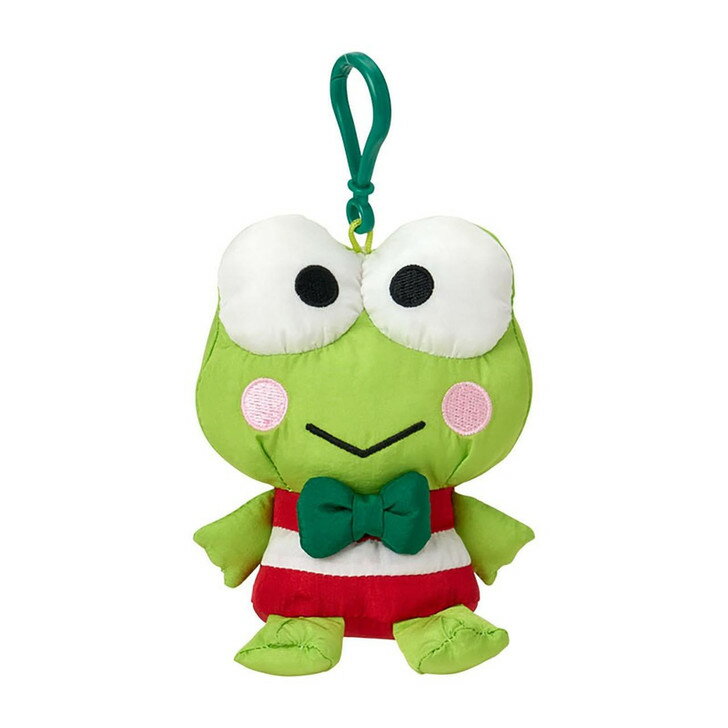 【震撼精品百貨】KeroKeroKeroppi 大眼蛙~日本三麗鷗Sanrio 大眼蛙龍塔夫綢玩偶吊飾-經典款*32068