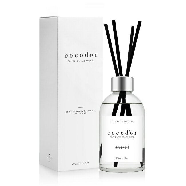 COCODOR WHITE LABEL系列擴香瓶200ml-森林晨香(三角盒與方盒包裝隨機出貨)