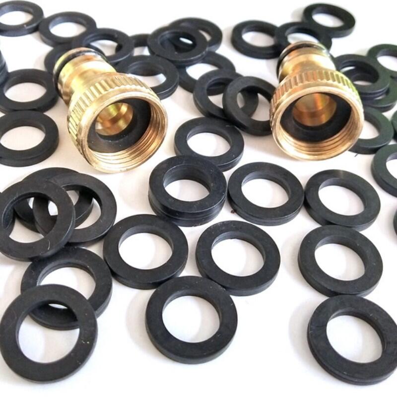 橡膠墊圈 矽膠墊片 龍頭軟管 平墊 水龍頭 濾網墊片 止水 墊片 墊圈 密封圈 密封墊片【1491】123便利屋 2