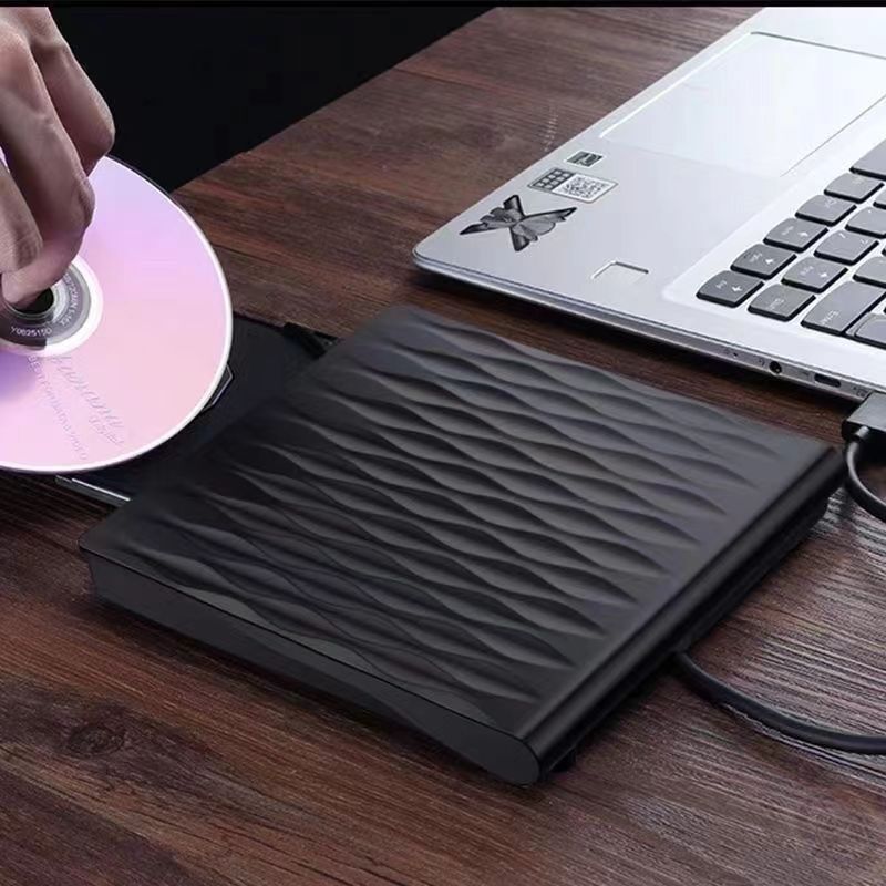 波紋款USB外接光碟機DVD移動刻錄機移動type-c外接光碟驅動