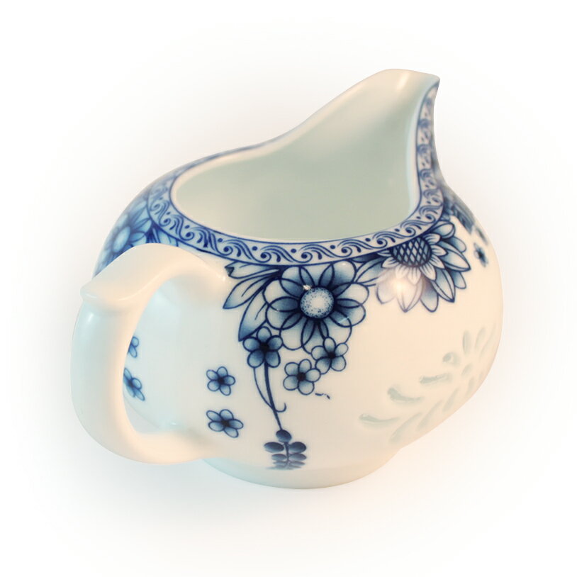 青花米粒茶海
