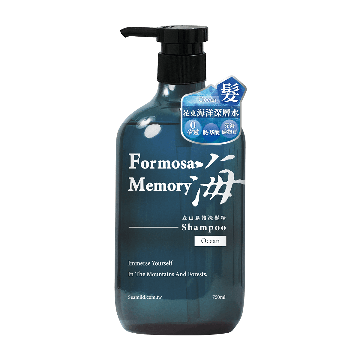 清淨海 森山島讀洗髮精-海(750ml/瓶)【居家生活便利購】