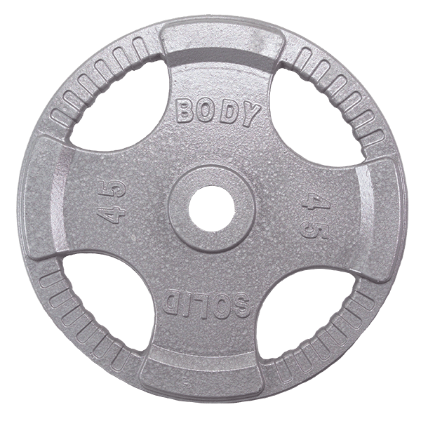 Cast Grip Olympic Plate (Professional Gym Quality) by Body-Solid