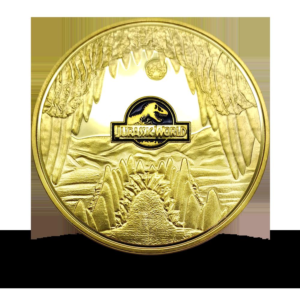 侏羅紀公園紀念品金幣歐美大片恐龍世界外國紀念章彩色硬幣禮品| 協貿國際日用品生活3館| 樂天市場Rakuten