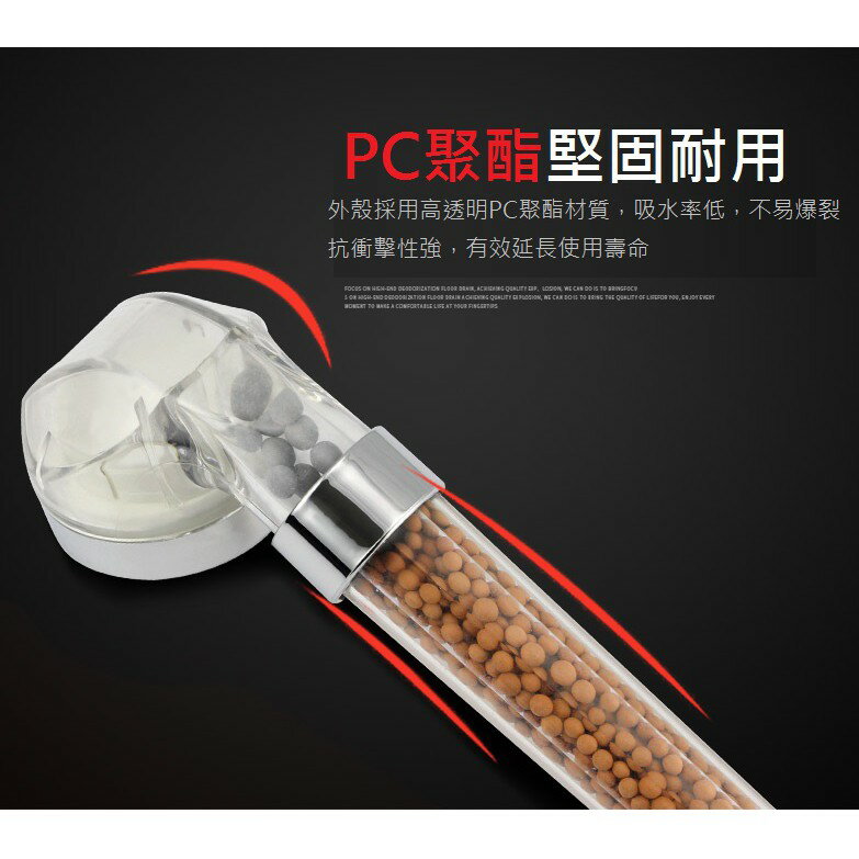台灣現貨 大號直徑8cm LED蓮蓬頭 過濾蓮蓬頭 溫控三色 / 七彩變色 增壓蓮蓬頭可拆洗 水質過濾 帶燈蓮蓬頭 5