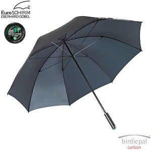 德國[EuroSCHIRM] 全世界最強雨傘品牌 Birdiepal Carbon / 碳纖高爾夫球傘(黑)《長毛象休閒旅遊名店》