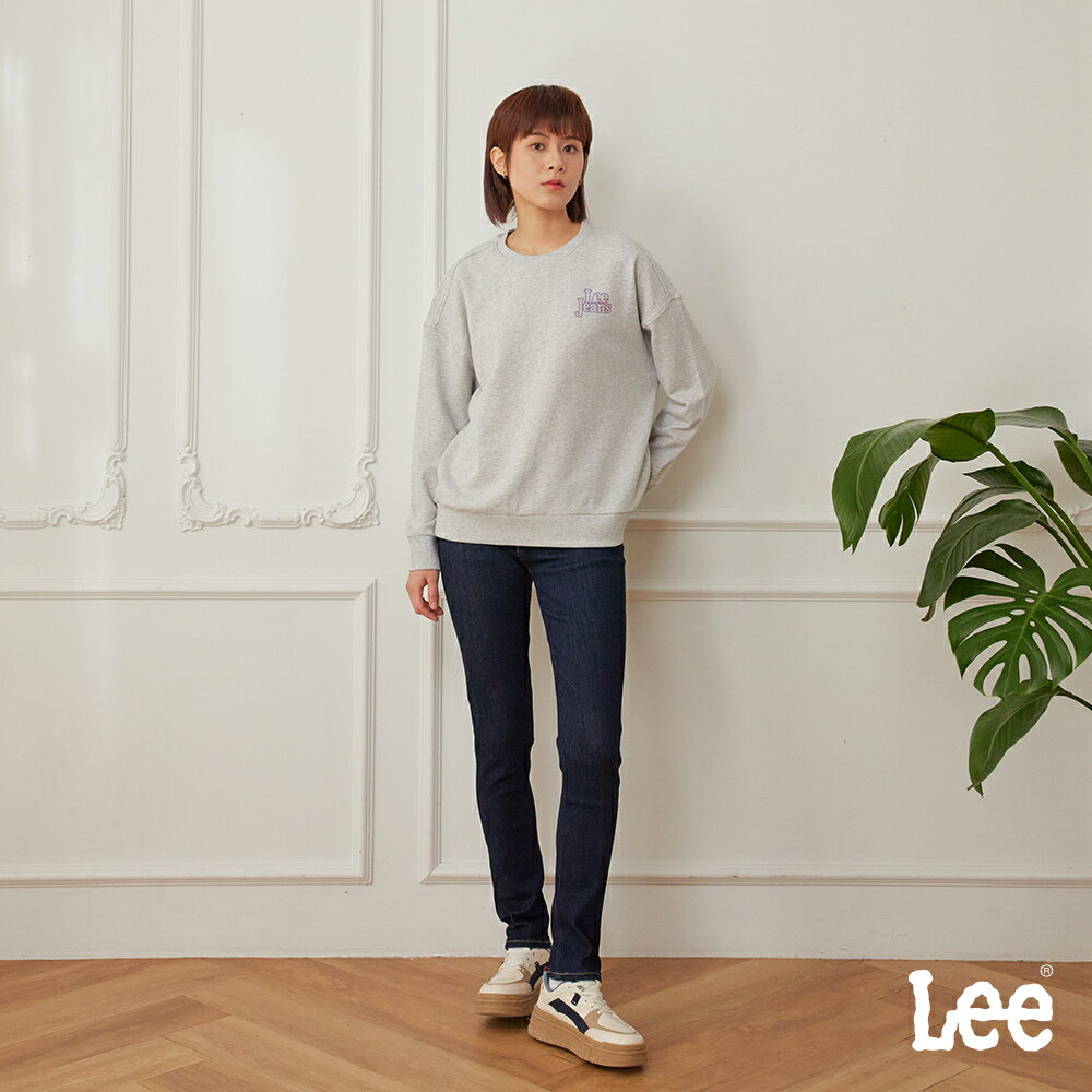 Lee 433 彈性高腰修身窄管牛仔褲 女 LB417059898