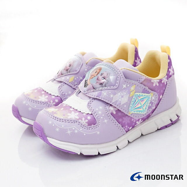 日本月星Moonstar機能童鞋冰雪聯名運動鞋DNC13291紫(中小童)