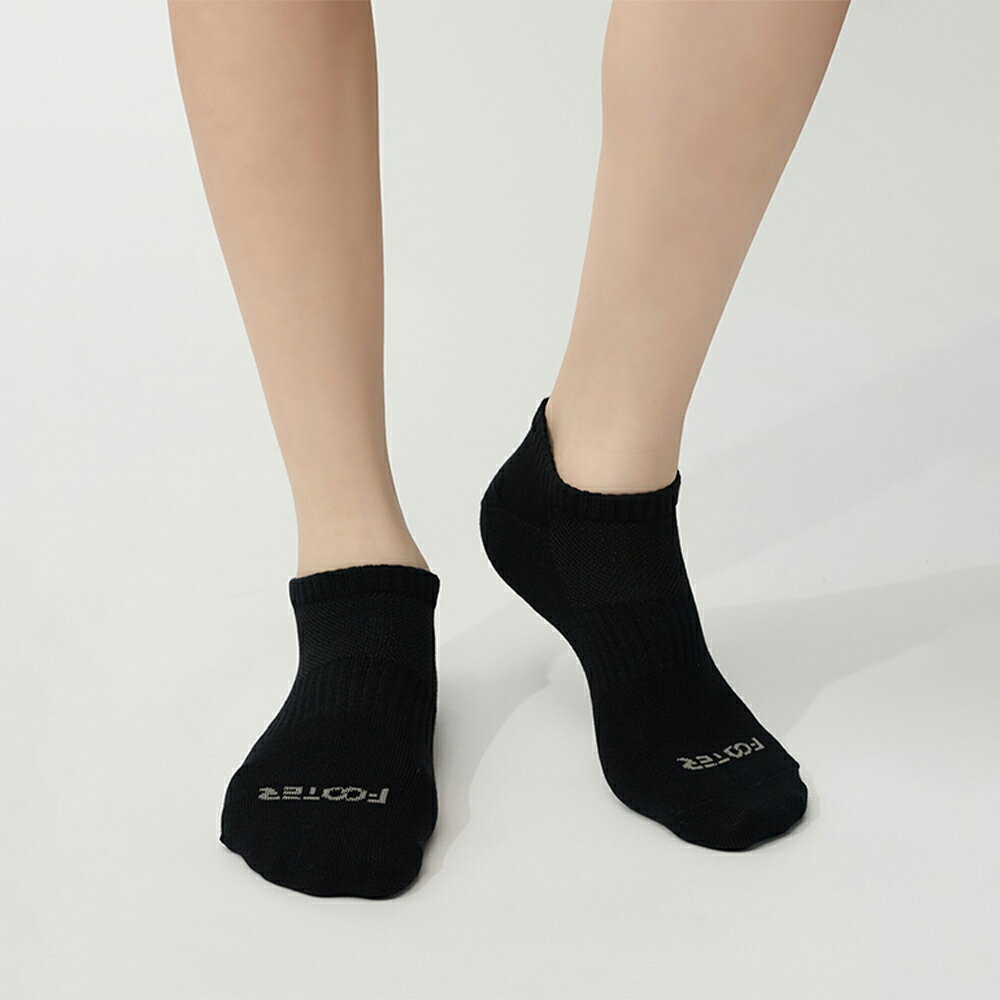 FOOTER 微分子氣墊單色船型薄襪 除臭襪 薄襪 氣墊襪 短襪(女-T71M) 0