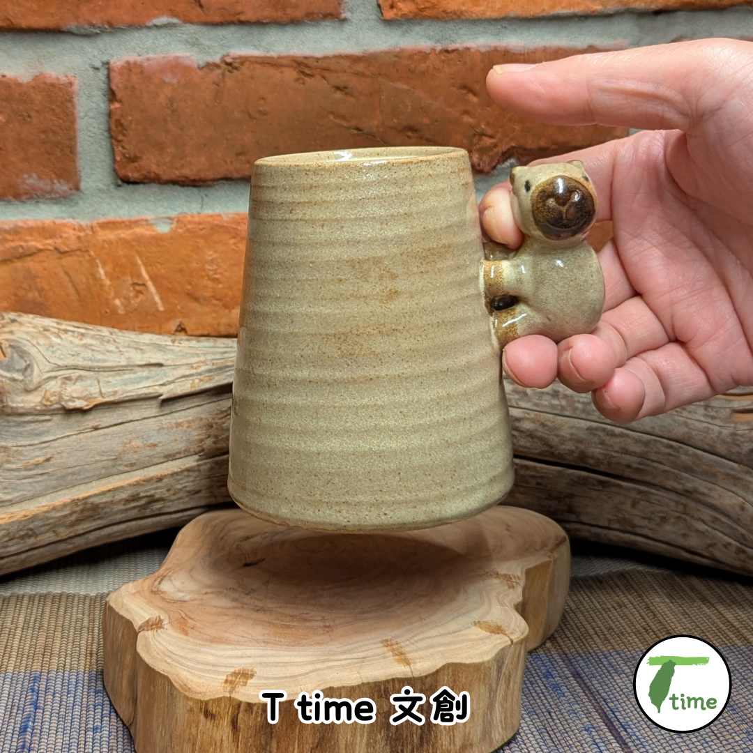 鶯歌手作/水豚君 卡皮巴拉 文創萌趣 陶花瓶 5