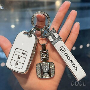 【優選百貨】COLO適用 本田 HONDA 鑰匙套 CRV HRV XRV 鑰匙套 鑰匙圈 鑰匙信號無阻 鋅閤金鑰匙遙控器鑰匙套 鑰匙包
