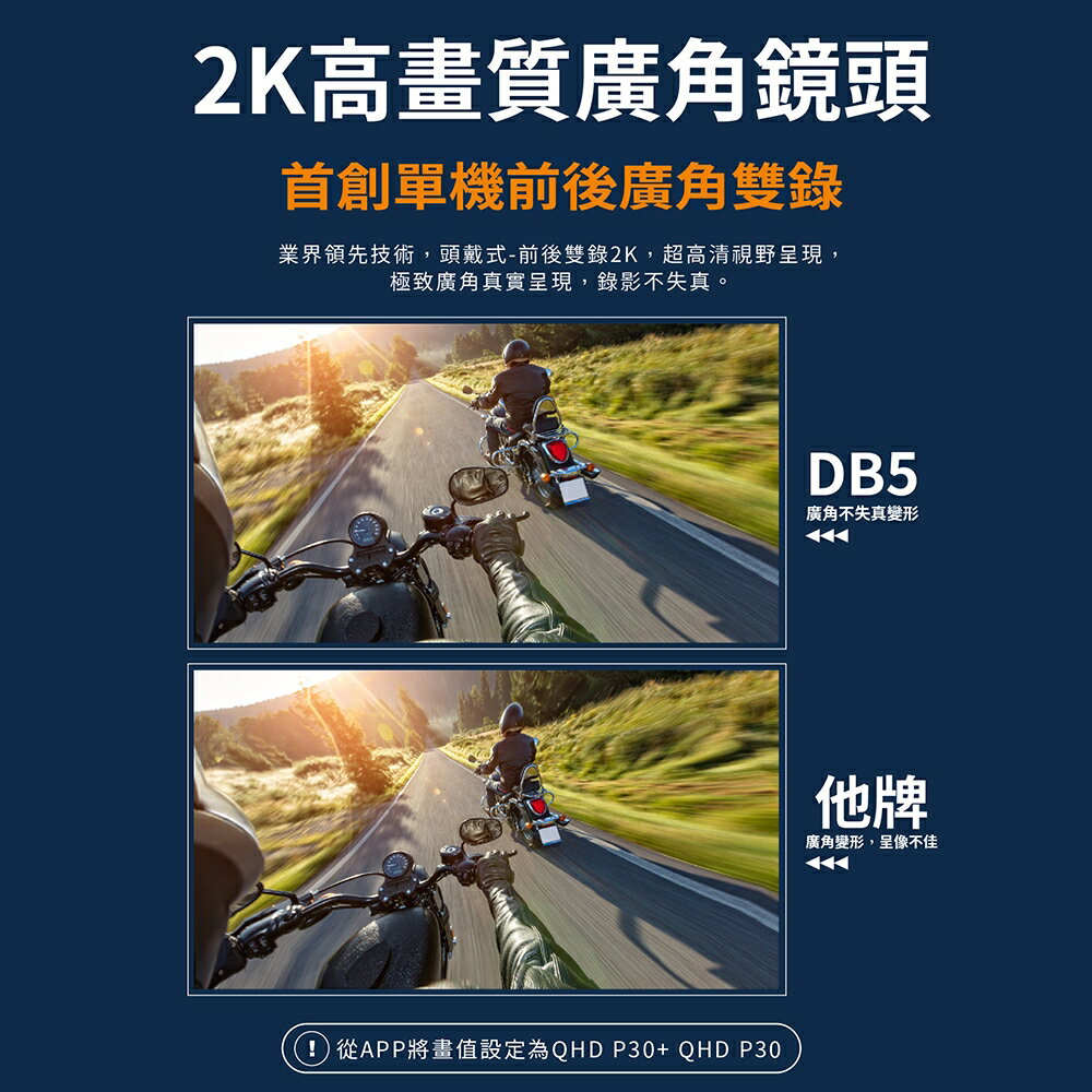 LOOKING 錄得清 DB5 2K LITE版前後機車行車紀錄器＋64G記憶卡 8