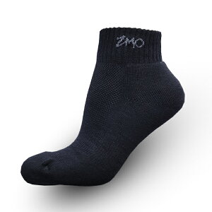 ZMO 24 膠原蛋白短襪-厚底 適合敏感性肌膚穿戴 - 二色 (深藍灰/黑色) AS 689/688