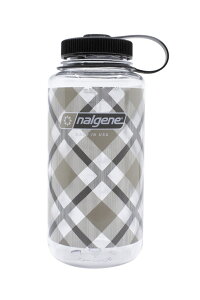 美國《Nalgene》專業水壺 1000cc寬嘴水壼 682020-0133 米色格子 (限量版)