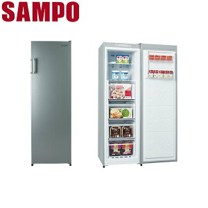 【最高9% 5000點回饋】 【SAMPO聲寶】216公升直立式冷凍櫃 SRF-220F【三井3C】