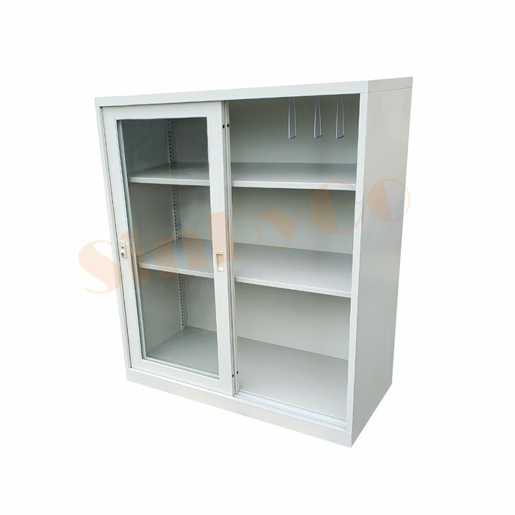 【鑫蘭家具】UG3A三層玻璃公文櫃H106公分 檔案櫃 書櫃 展示櫃 收納櫃
