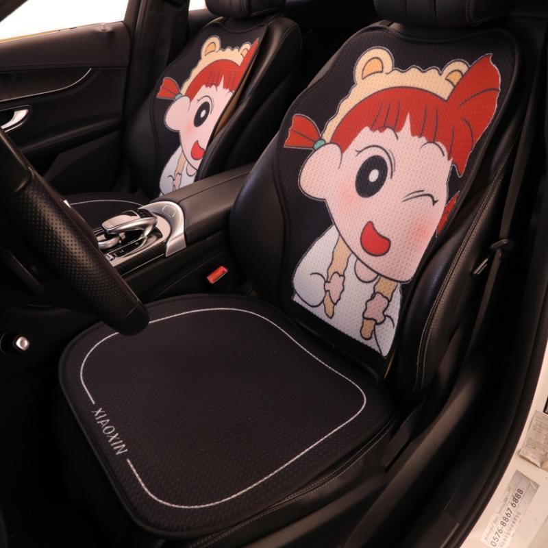 公司貨 免運/熱銷 汽車坐墊四季通用透氣防滑可愛情侶蠟筆小新卡通屁墊單片車座墊女 快速出貨 汽車坐墊 車內裝飾 座墊套 車墊 汽車座椅全包 卡通座墊 小香風座墊P