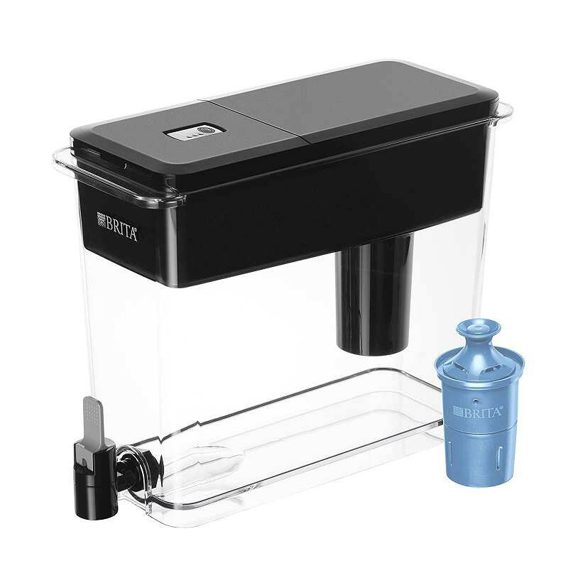 [9美國直購] Brita UltraMax 6.4L桌上型濾水箱 內含1個 6個月Elite長效型濾芯 Extra Large 27杯 U20