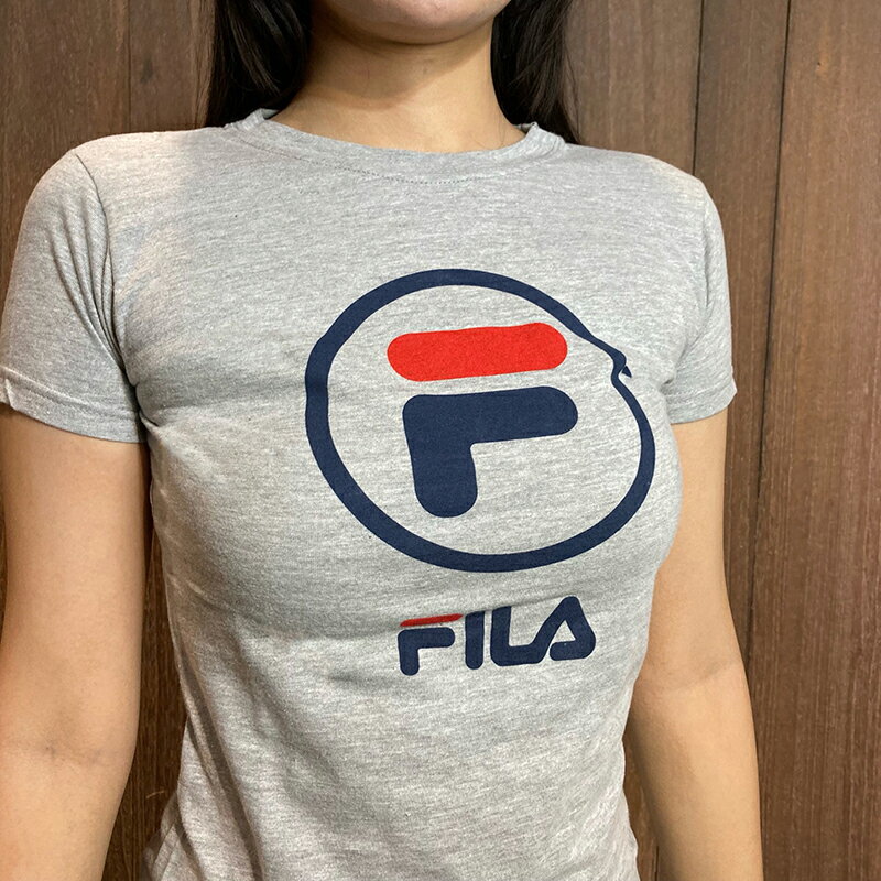 Women's fila logo t on sale shirt