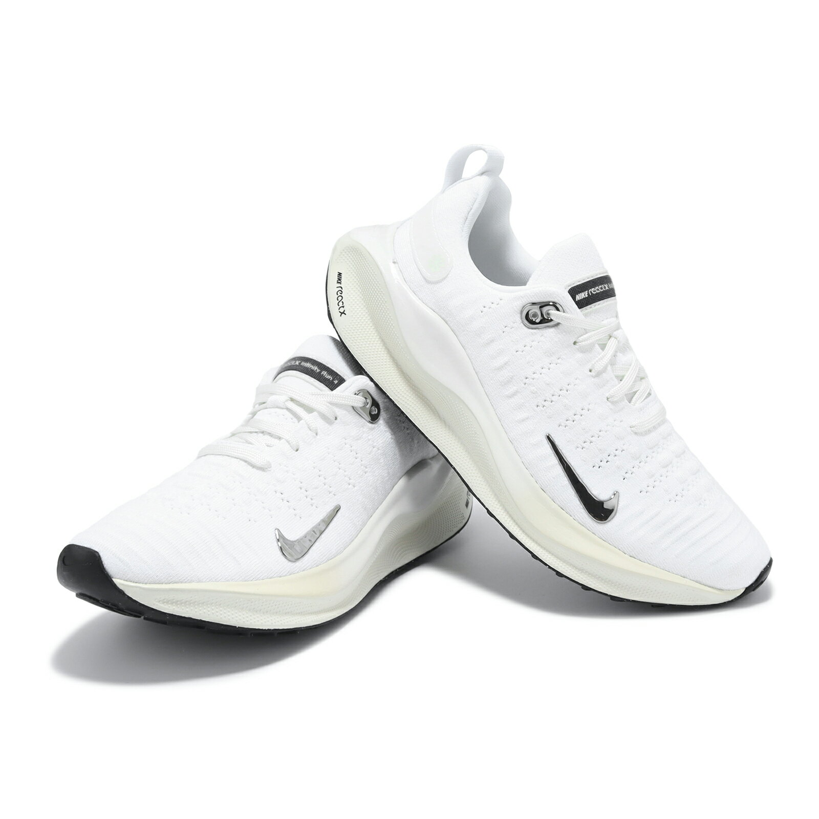 Nike 慢跑鞋 Wmns ReactX Infinity Run 4 女鞋 白 銀 透氣 緩震 路跑 運動鞋 DR2670-104 6