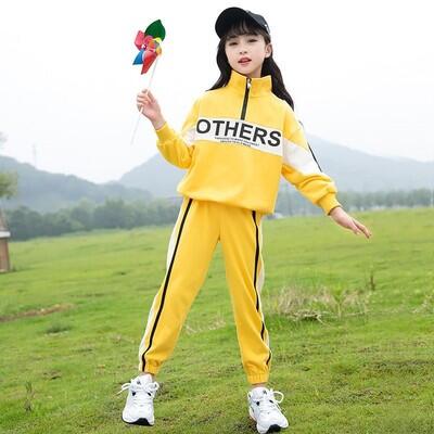 女童套裝春秋兒童運動童裝春季女兩件套春裝【聚物優品】