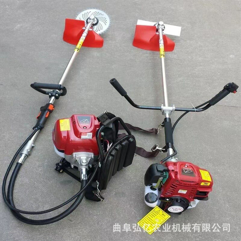多功能割草機 除草打草剪草機 草坪機 家用農用園藝工具本田王大功率汽油割草機GX50側掛式打草機四沖程家用開荒鋤草割灌