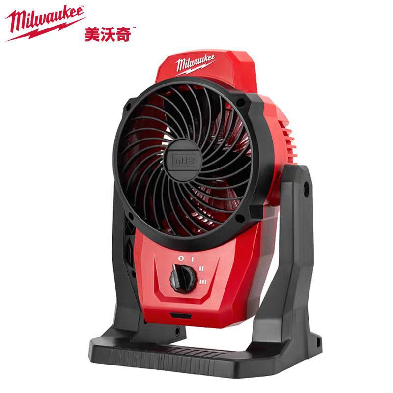 美沃奇M12AF充電式風扇可攜式大風力迴圈製冷降溫神器12V充電式風扇