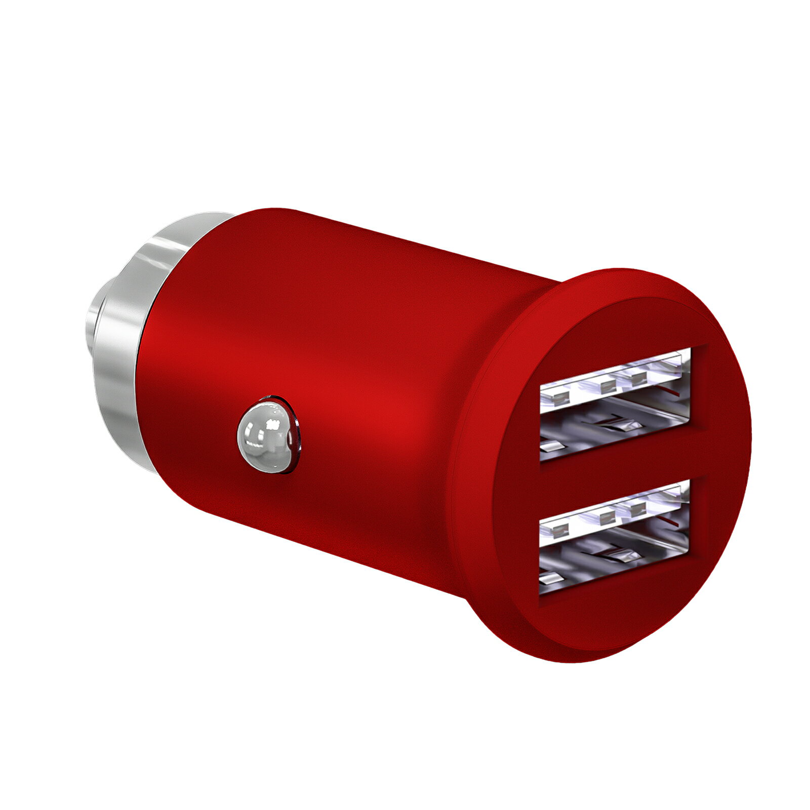 [暗夜紅] 雙USB 點菸器車充｜支援手機快充【Carster】 0