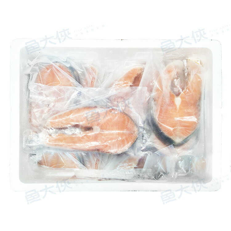 智利-鮭魚厚切14片(6kg/15%冰/套袋/件)-1D7B【魚大俠】FH256