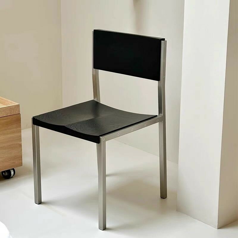 公司貨 附發票 免運 意式實木餐椅不銹鋼輕奢包豪斯設計師pipi椅餐廳餐桌椅家用島臺椅