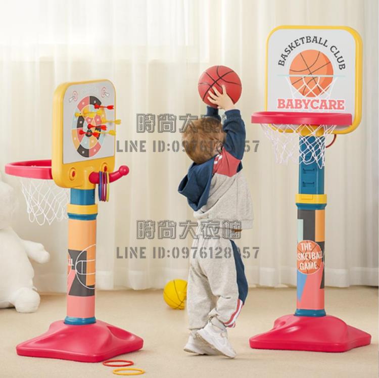 兒童籃球架室內家用籃球框投籃架可升降嬰兒寶寶玩具男孩【時尚大衣櫥】