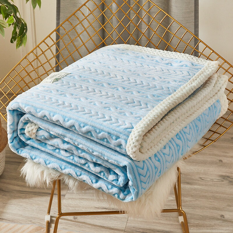 毛毯被套雙用法蘭珊瑚絨冬季雙面絨蓋毯子春秋夏季空調毛巾被單人
