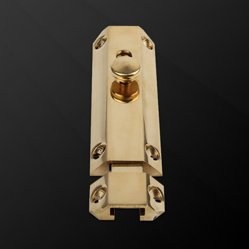 仿古亮光 銅插銷 2.5寸-6寸加厚全銅明裝門銷門栓