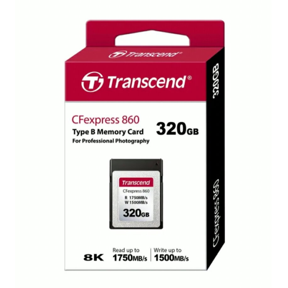 【eYe攝影】Transcend 創見 CFexpress 860 Type B 320GB 320G 高速讀寫 公司貨
