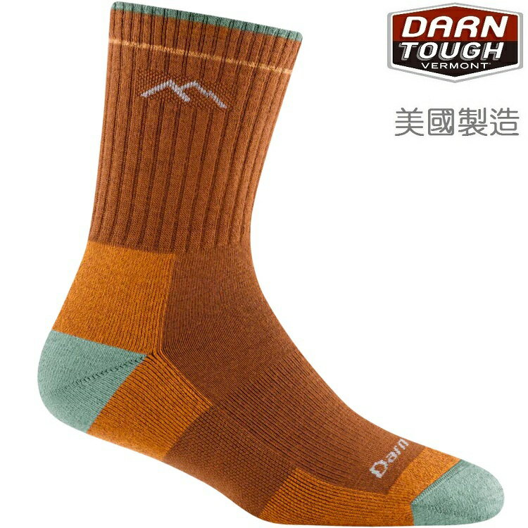 Darn Tough Hiker Micro Crew Cushion 女款美麗諾羊毛襪 1903 棕銅 Copper