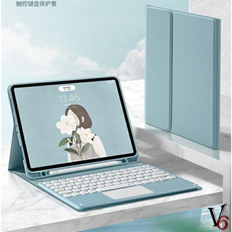 三星Tab S7 FE S7 S8 plus 平板皮套 S6 lite 無線鍵盤 鍵鼠套裝 電腦保護套 支架 帶筆槽 8