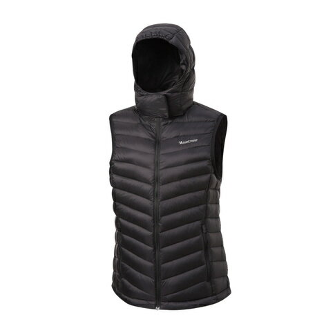【【蘋果戶外】】山林 52V02 01 黑色 女 輕量 700FP 鵝絨背心 羽絨背心 防風 防潑水 秋冬 Mountneer