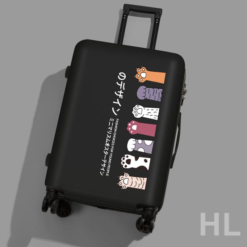 HL 行李箱男生結實耐用2021新款小型20寸登機密碼箱皮箱拉桿箱女學生