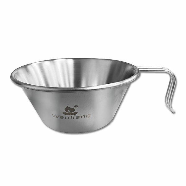 【WEN LIANG文樑】600CC大白金鋼碗 ST-2025 食品級304不鏽鋼 鋼碗 環保餐具 登山 露營 悠遊戶外 1