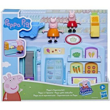 《 HASBRO 孩之寶》Peppa Pig 粉紅豬小妹 佩佩的日常小冒險遊戲組 - 超級市場 東喬精品百貨