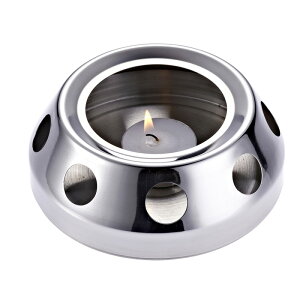 加厚蠟燭不銹鋼底座玻璃茶壺專用加熱器保溫茶具零配件茶壺不銹鋼