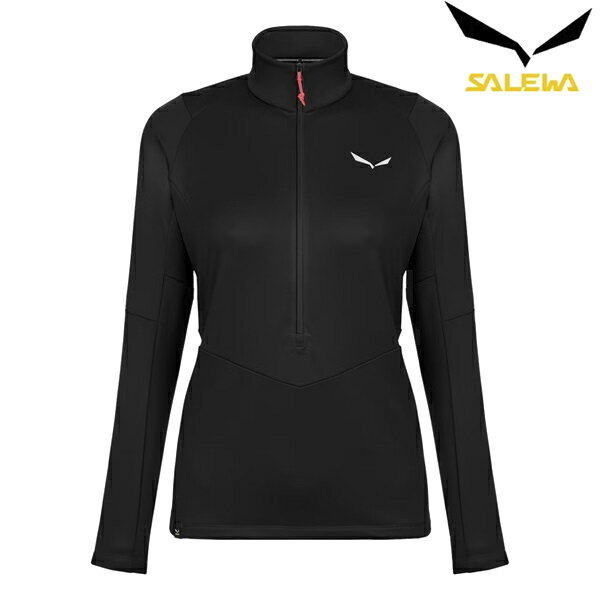 Salewa Puez Polarlite Half Zip Fleece 女款 半開襟長袖 28480 0910 黑