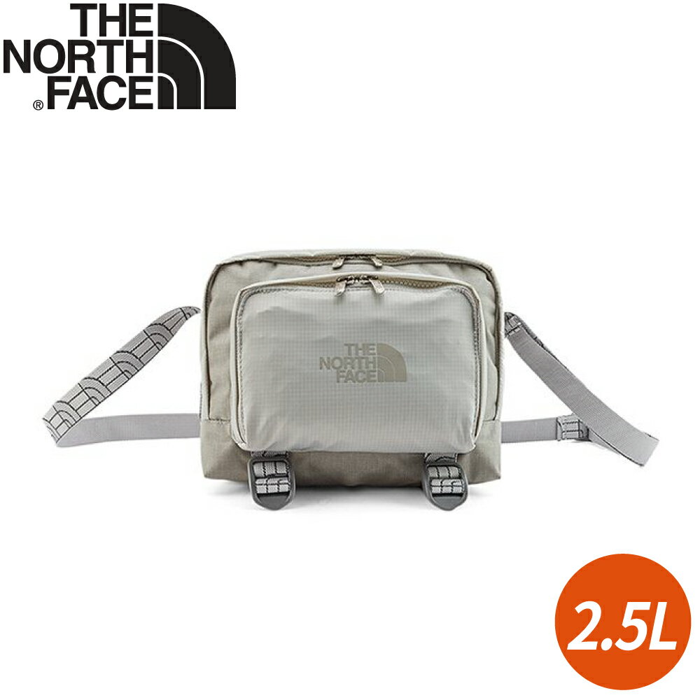 【The North Face 2.5L 舒適背負休閒單肩包《石板灰》】8AMV/側揹包/斜揹包/休閒揹包/通勤/出國