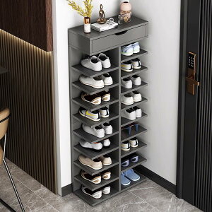 鞋盒收納 鞋架門口家用經濟型省空間耐用鞋櫃多功能儲物櫃多層門口簡易鞋架