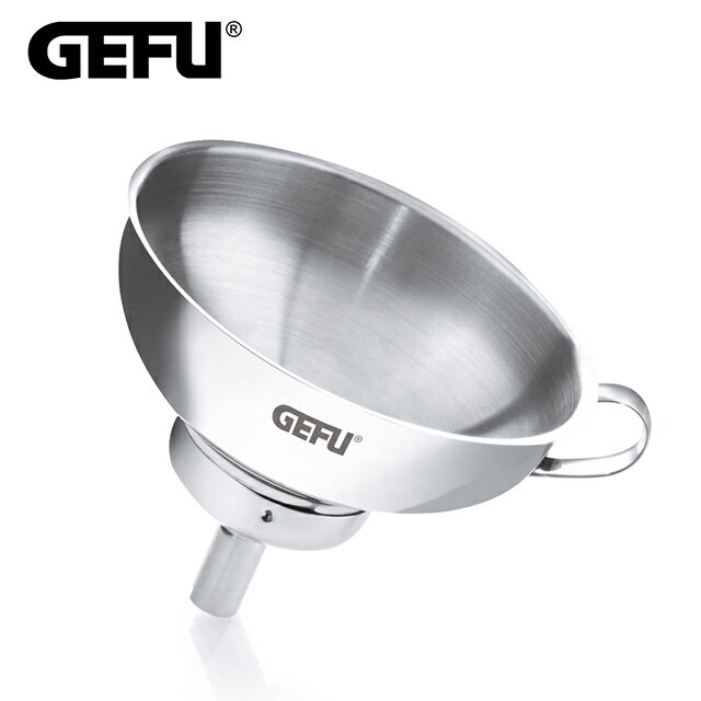【GEFU】德國品牌不鏽鋼大小口徑過濾漏斗-14cm-15570