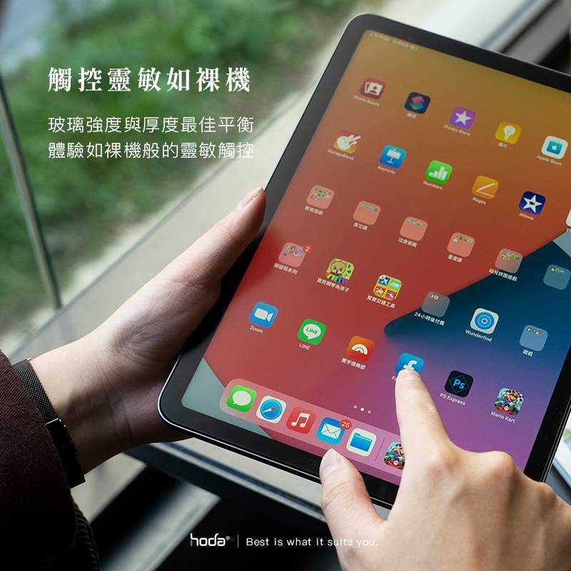 hoda 9H AR 抗反射 抗反光 平板 玻璃貼 保護貼 iPad air pro mini 6 11 12.9 7