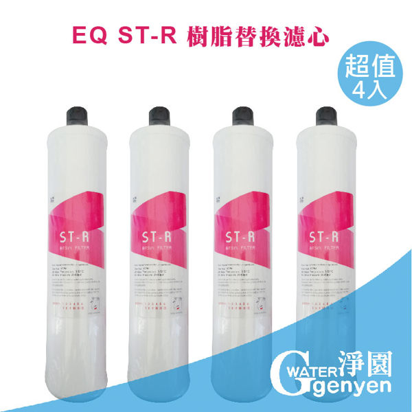[淨園] EQ ST-R樹脂替換濾心-軟水用有效去除水垢(石灰質)4入1年份原價$2000↘特價只要$1900